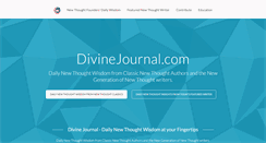 Desktop Screenshot of divinejournal.com