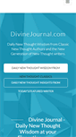Mobile Screenshot of divinejournal.com